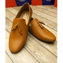 Camel Brown Bow Knotted Stylish Loafers