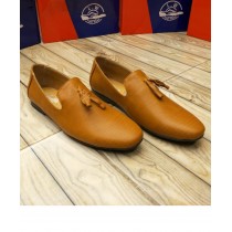 Camel Brown Bow Knotted Stylish Loafers