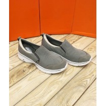 Gray Breathable Casual Slip-on Loafers