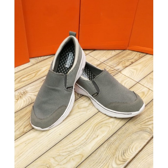 Gray Breathable Casual Slip-on Loafers