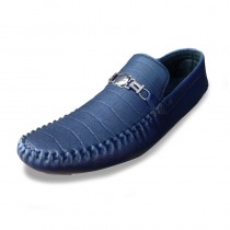 Men's Texture Blue Casual Shoes