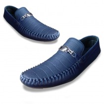 Men's Texture Blue Casual Shoes