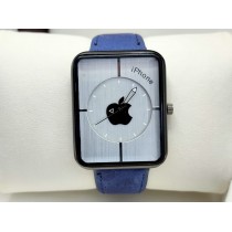 iPhone Style Leather Strap Watch