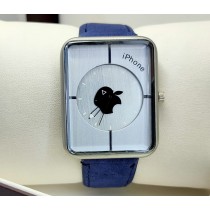 iPhone Style Leather Strap Watch HW-7866