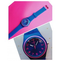 Pack of 2 Ramadan Offer Silicon Rabar Strap Watch HW-7921