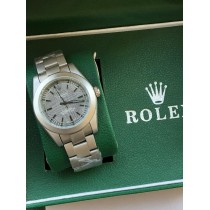 Rolex Made Case Silver Watch