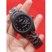 Rolex Matt Black Chain Watch HW-204