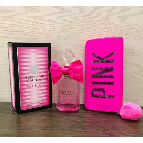 Secret Pink Couture 100Ml Perfume & Pink Wallet Set