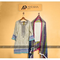 AYESHA PRET 3 PIECE  STICHED PRINTED LAWN MB-320