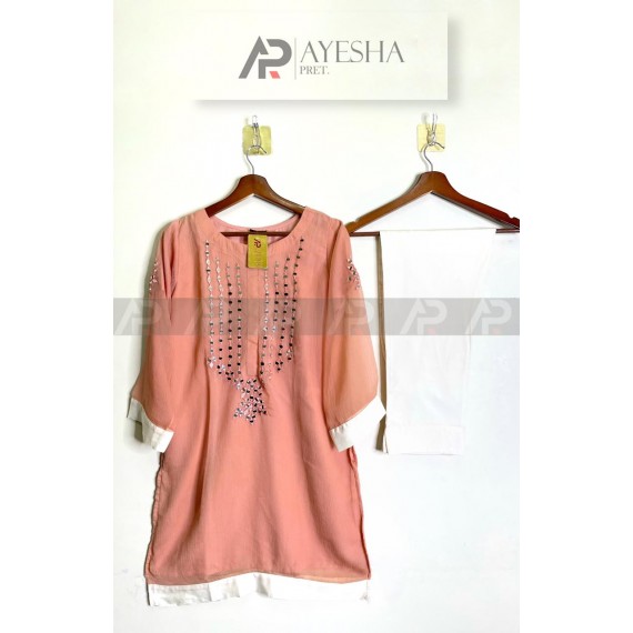 Ayesha Pret Mirror Embroidered 2Pcs MB-95