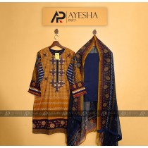 AYESHA PRET THREE PIECE  STICHED PRINTED LAWN