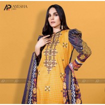 AYESHA PRET THREE PIECE  STICHED PRINTED LAWN