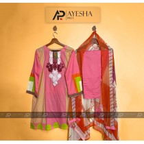 AYESHA PRET 3 PIECE  STICHED PRINTED LAWN MB-319