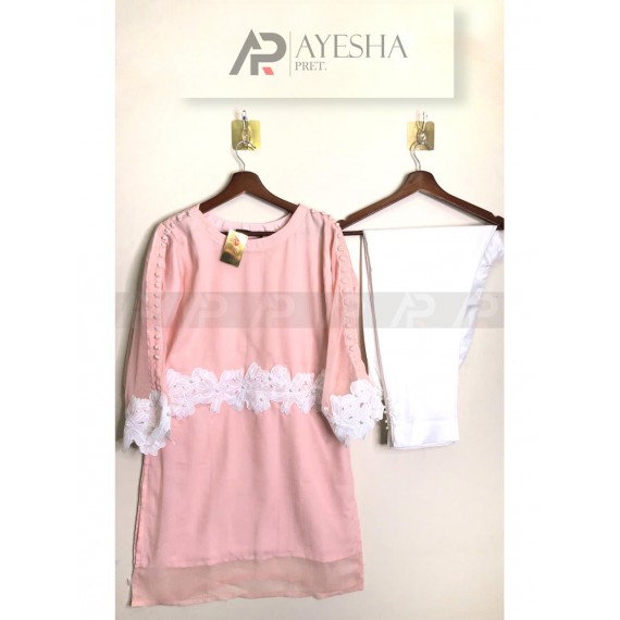 BAMBER CHIFFON 2PCS BY AYESHA PRET SA-9439