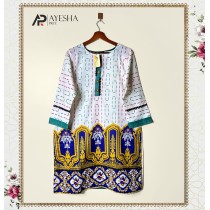 Branded Fabric Lawn 1pcs Stitched Shirt By Ayesha Pret Su-681