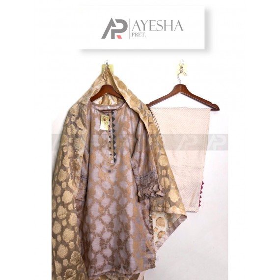 Cotton Jacquard 3pcs By AYESHA PRET MB-22