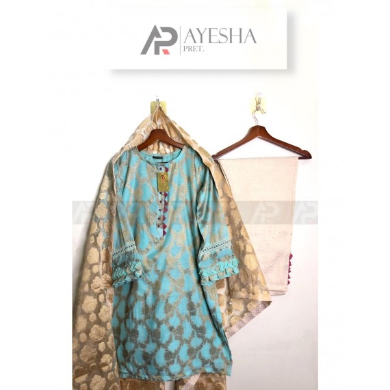 Cotton Jacquard 3pcs By AYESHA PRET MB-25