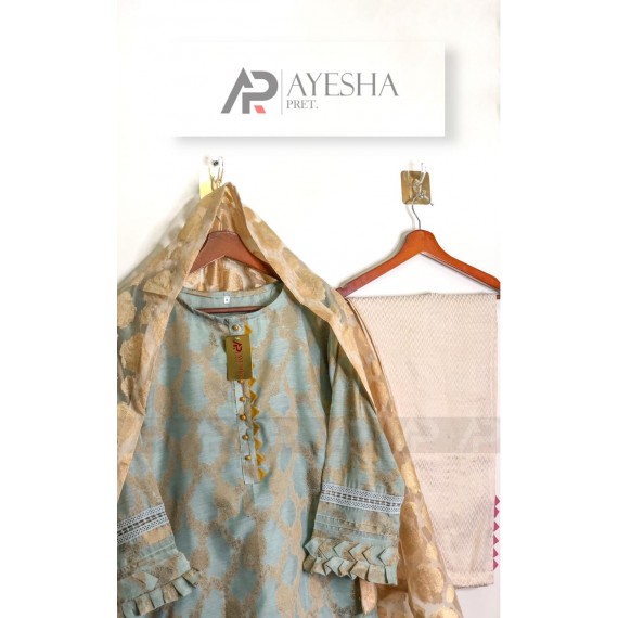 Cotton Jacquard 3pcs By AYESHA PRET MB-28