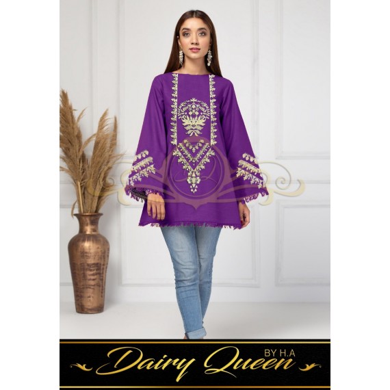 Dairy Queen Embroidery Kurti