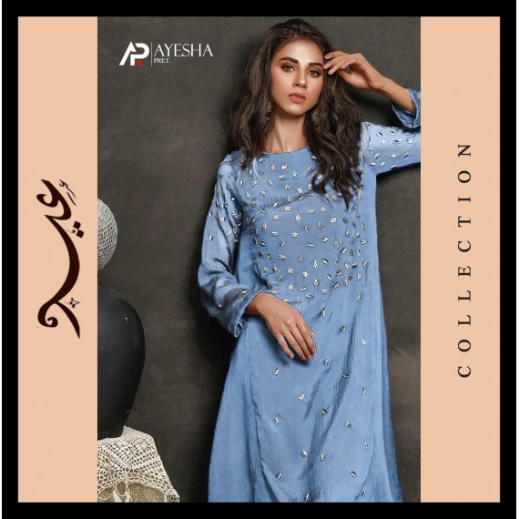 EID SPECIAL HANDWORK CHIFFON COLLECTION BY AYESHAPRET  MB-356