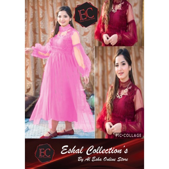 Eshal Collection Beautiful Net Top with Inner TC-1011