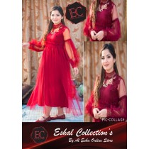 Eshal Collection Beautiful Net Top with Inner