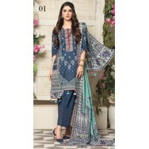 MTF Embroidered Lawn Collection 2021 MB-361