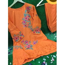 New Eid Collection Heavy Embroidered 2 Pcs