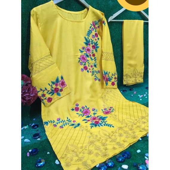 New Eid Collection Heavy Embroidered 2 Pcs MB-252