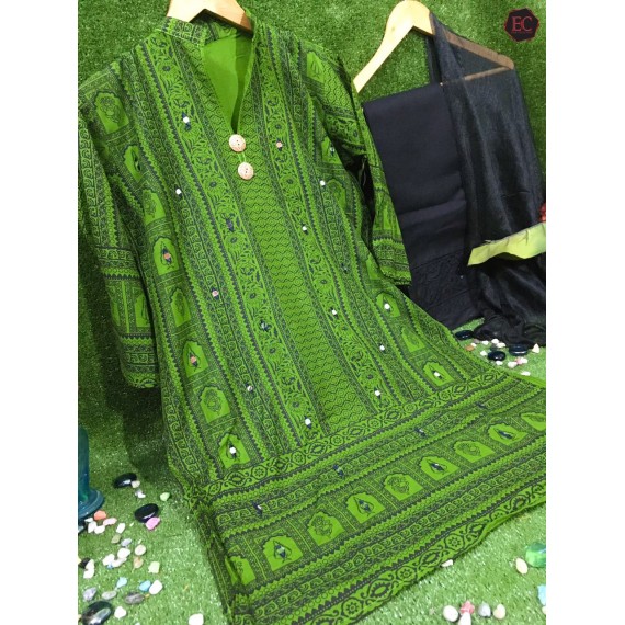 New Eshal Collection Mirror Work 3 Pcs Suit MB-210