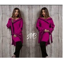 New Stylish Design Long Sleeves 2pcs Suit