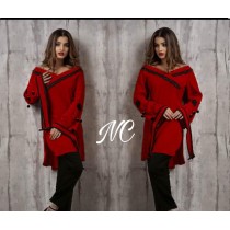 New Stylish Design Long Sleeves 2pcs Suit MB-36