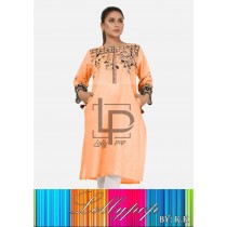 New Summer Lollypop Neck Embroidered Kurti