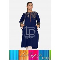 New Summer Lollypop Neck Embroidered Kurti MB-130