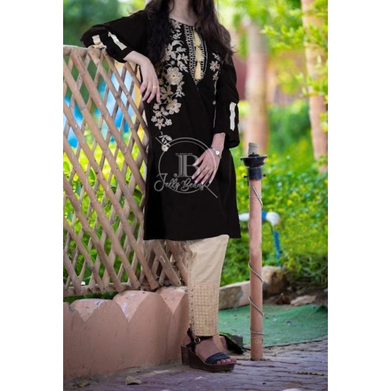 New Summer Season Fully Embroidery 2 Pcs Suit MB-199