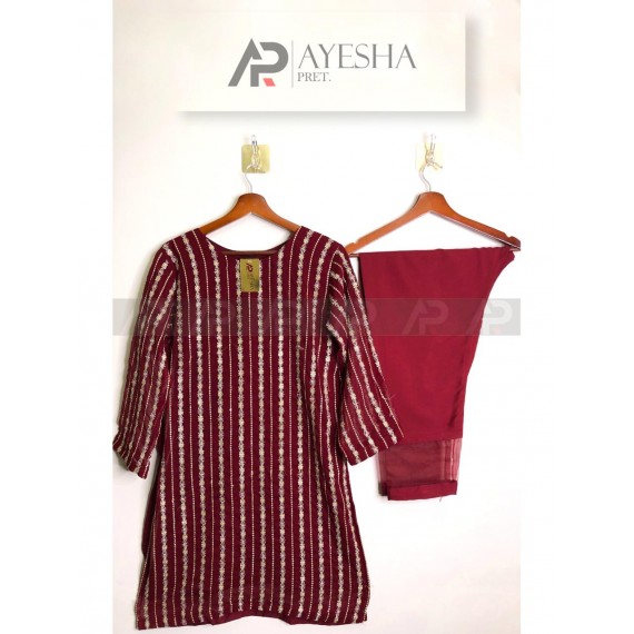 SEQUINCE EMB 2pcs by AYESHA PRET