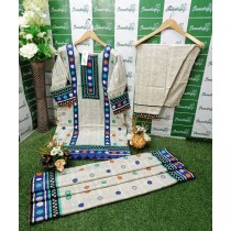 Snowdrop Traditional Design 3Pcs Suit MB-112