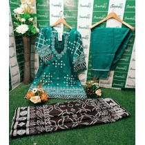 Snowdrop Traditional Design 3Pcs Suit MB-116