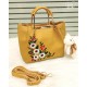 Embroidery Metal Handle Crossbody Bags FHB-160