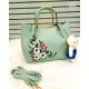 Embroidery Metal Handle Crossbody Bags FHB-160