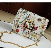 GUESS fLoRal cross body with long chain Bag