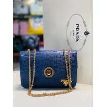 Prada Cross Body With Metal Chain Bag