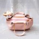 Smile Metal Handle Crossbody Bags