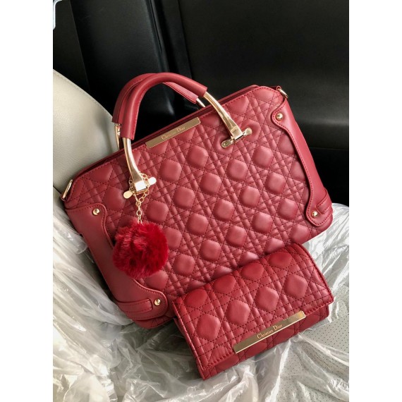 Christian Dior 2Pcs Set Bag