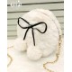 New Fluffy Furr Korean Style Crossbody Bag