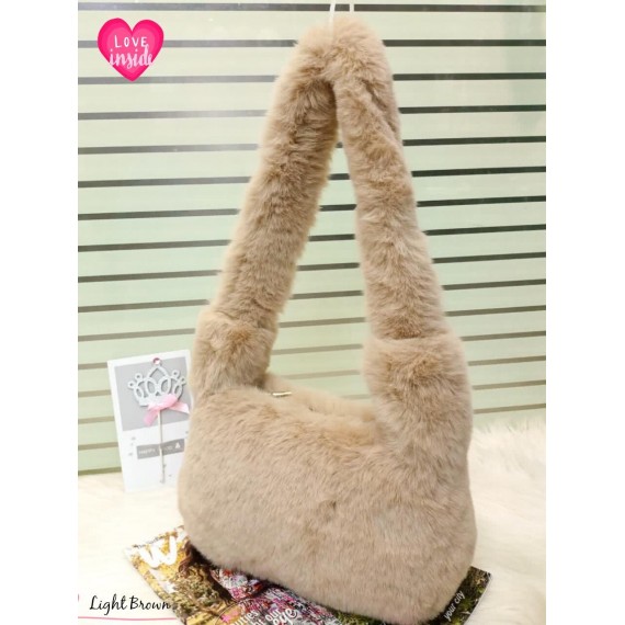 New Large Long Handle Furr Fluffy Crossbody Bags FHB-2520