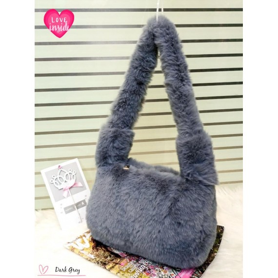 New Large Long Handle Furr Fluffy Crossbody Bags FHB-2523