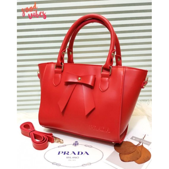 New Prada Handle Bow Crossbody Bag FHB-244