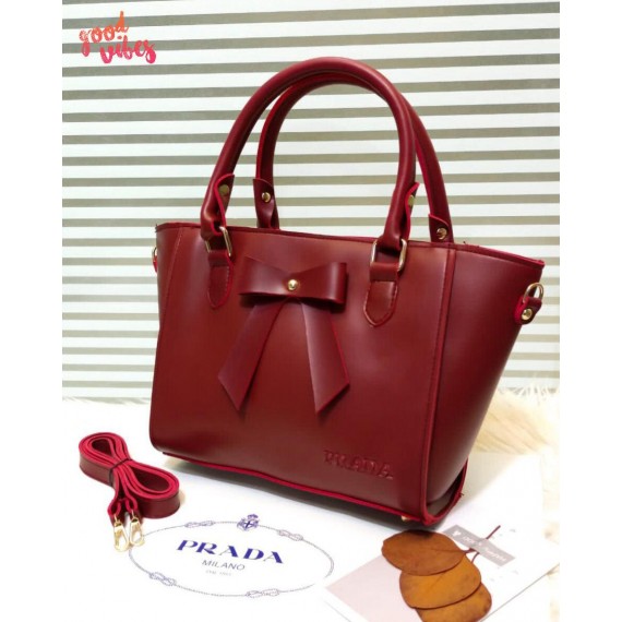 New Prada Handle Bow Crossbody Bag FHB-245