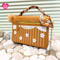 New Small Handle Ribbon Crossbody Bags